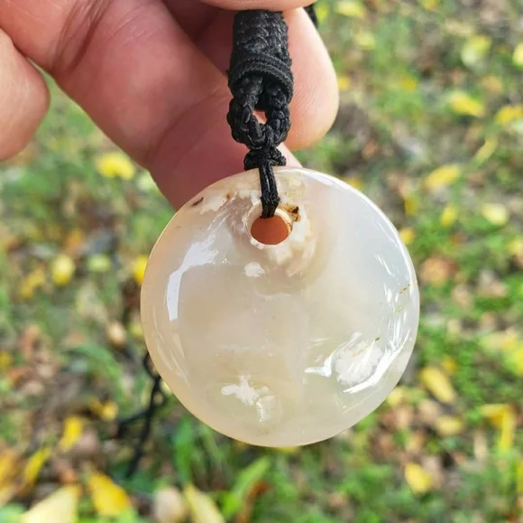 Flower Agate necklace - Picture 1 of 2